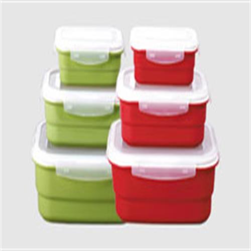 ظروف فریزری مستطیل رنگی 2818